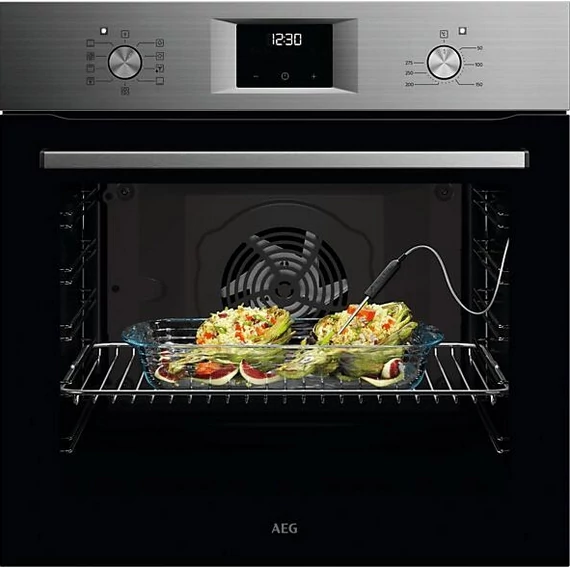Aeg OA5CB31SM SteamBake sütő, inox(ujjlenyomatmentes), vezérlés: benyomható tekerőgomb,érintőkapcsolós kijelzővel, tisztítás: aqua
