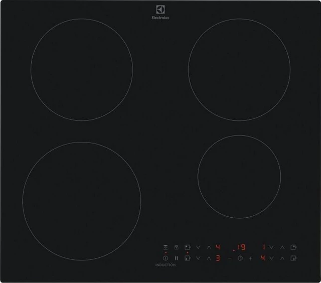 Electrolux EIT60433CT Indukciós főzőlap 60 cm, SlimFit(vékony beépítés), SaphirMatt® SE, Hob2Hood, 4 zóna, csiszolt