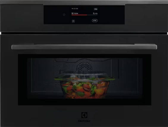 Electrolux KVM9E2XT Wifi, mikrohullámú sütő grill funkcióval; MealAssist funkcióval, matt fekete, CookSmart Touch