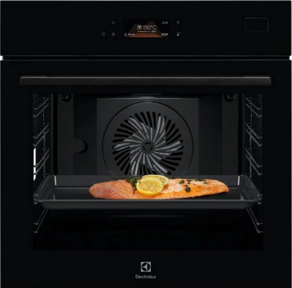 Electrolux LOB8S38Z SteamPro gőzsütő, MealAssist funkció, fekete; vezérlés: EXCite érintőkijelző, tisztítás: gőz