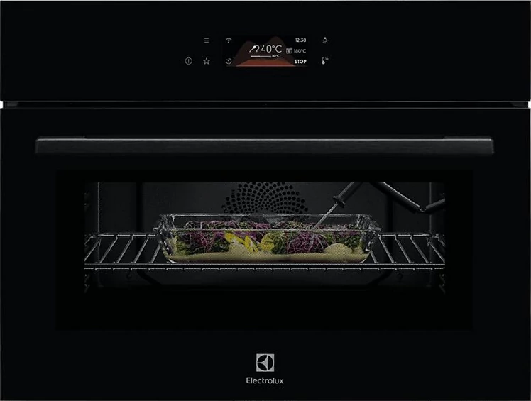 Electrolux LVL8E09Z Wifi, CombiQuick sütő/mikró, MealAssist, fekete, vezérlés: EXCite, maghőmérő