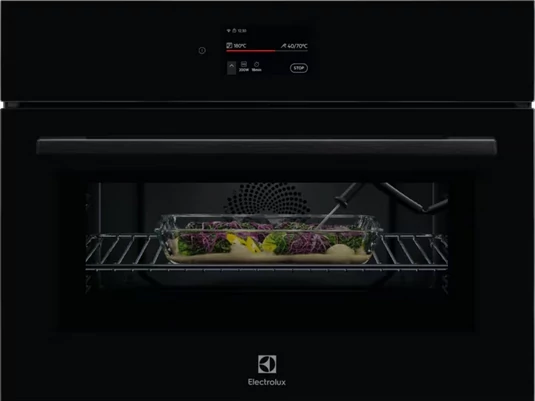 Electrolux LVL9E2XZ Wifi, CombiQuick sütő/mikró, MealAssist, fekete, vezérlés: CookSmart Touch, maghőmérő