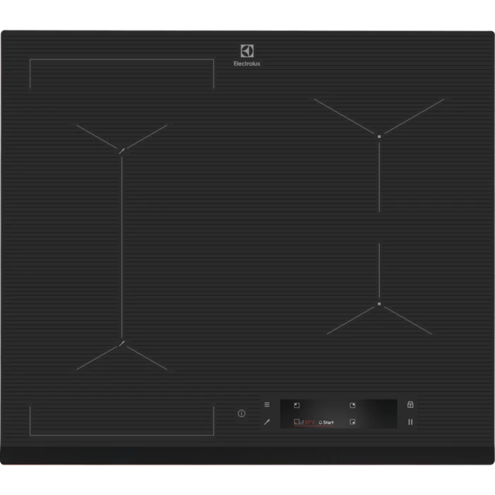 Electrolux EIS6648 indukciós főzőlap, 60cm, csiszolt szegély, SousVide, SensePro, Bridge, Hob2Hood, InfiSight™ kijelző, maghőmérő