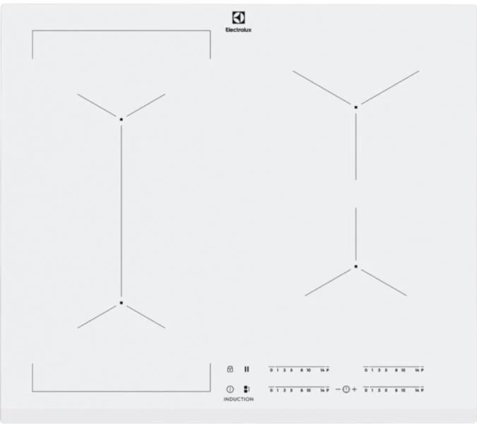Electrolux EIV63440BW indukciós főzőlap,fehér színben