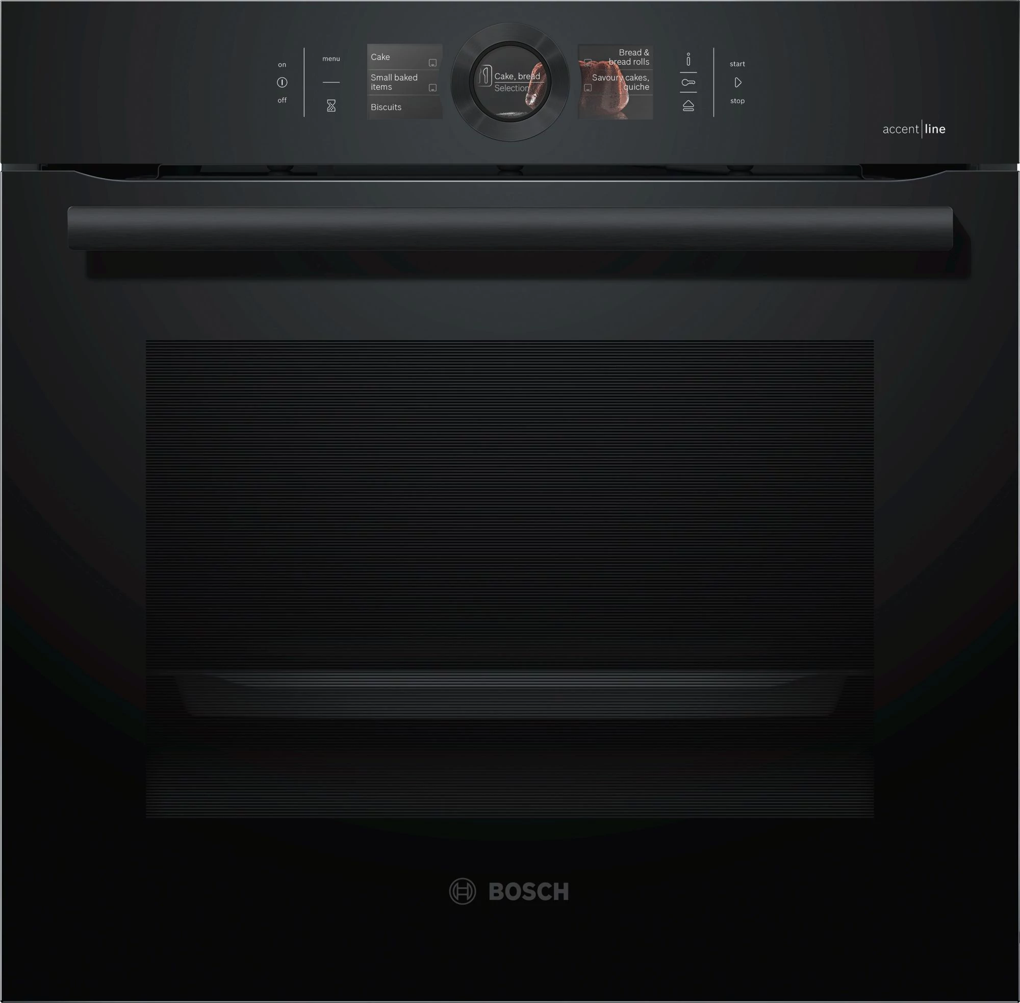 Bosch HSG856XC6 carbon BLACK beépíthető gőzsütő, WIFI, Sous Vide, 30 °C-250 °C