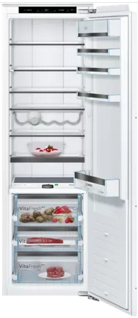 Bosch KIF81HDD0 beépíthető hűtő, egy ajtós, Accent Line, 178magas,