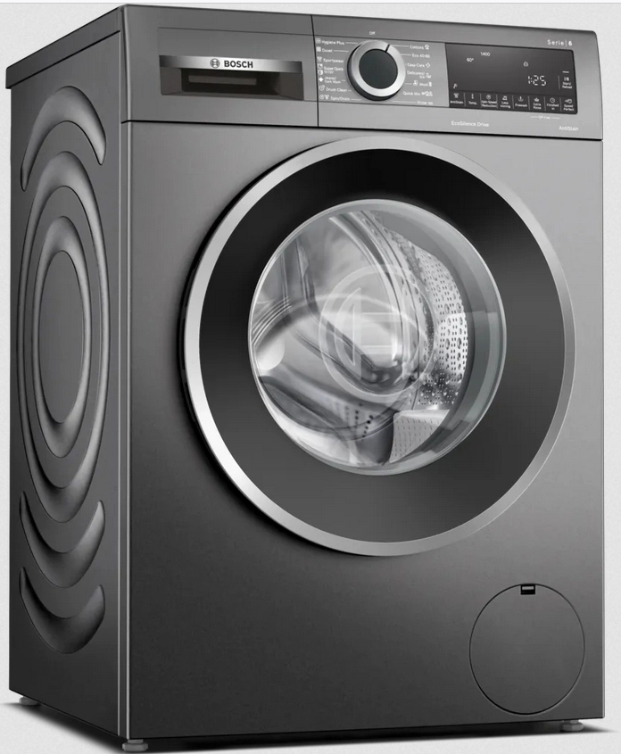 Bosch WGG244ZREU elöltöltős mosógép, öntötvasszürke, 9kg, 1400ford