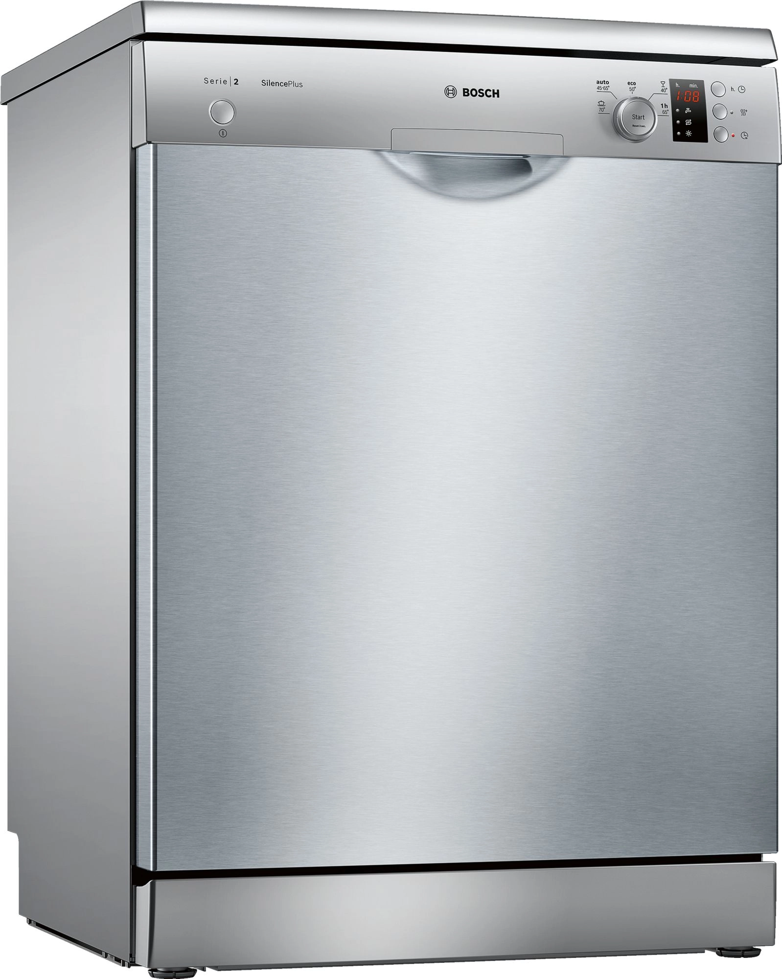 Bosch SMS25AI05E szabadonálló Inox mosogatógép, 60cm széles, A+, 12 teríték, ExtraDry