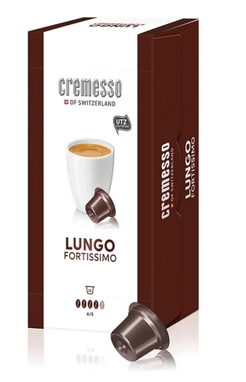 CREMESSO Lungo FORTISSIMO kávékapszula, intenzív ízzel