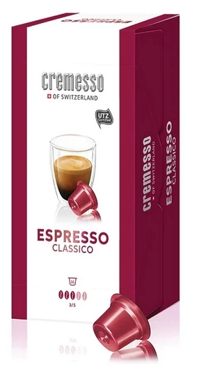 Cremesso Espresso Classico kávékapszula, klasszikus íz,  az egyik legkedveltebb!