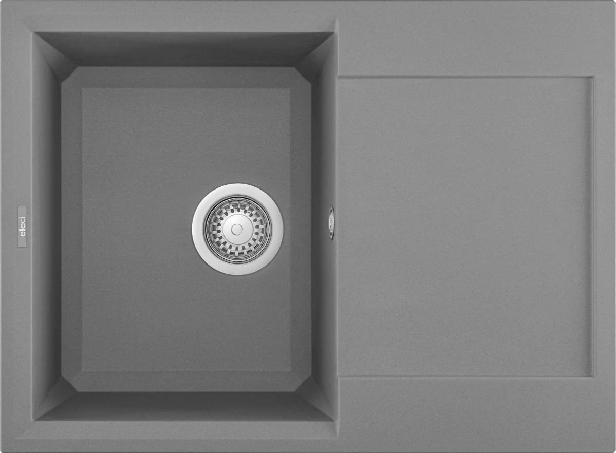 ELLECI- Mosogatótálca Easy 135 68x50 Granitek 1 m. +cseppt. Titanium M73