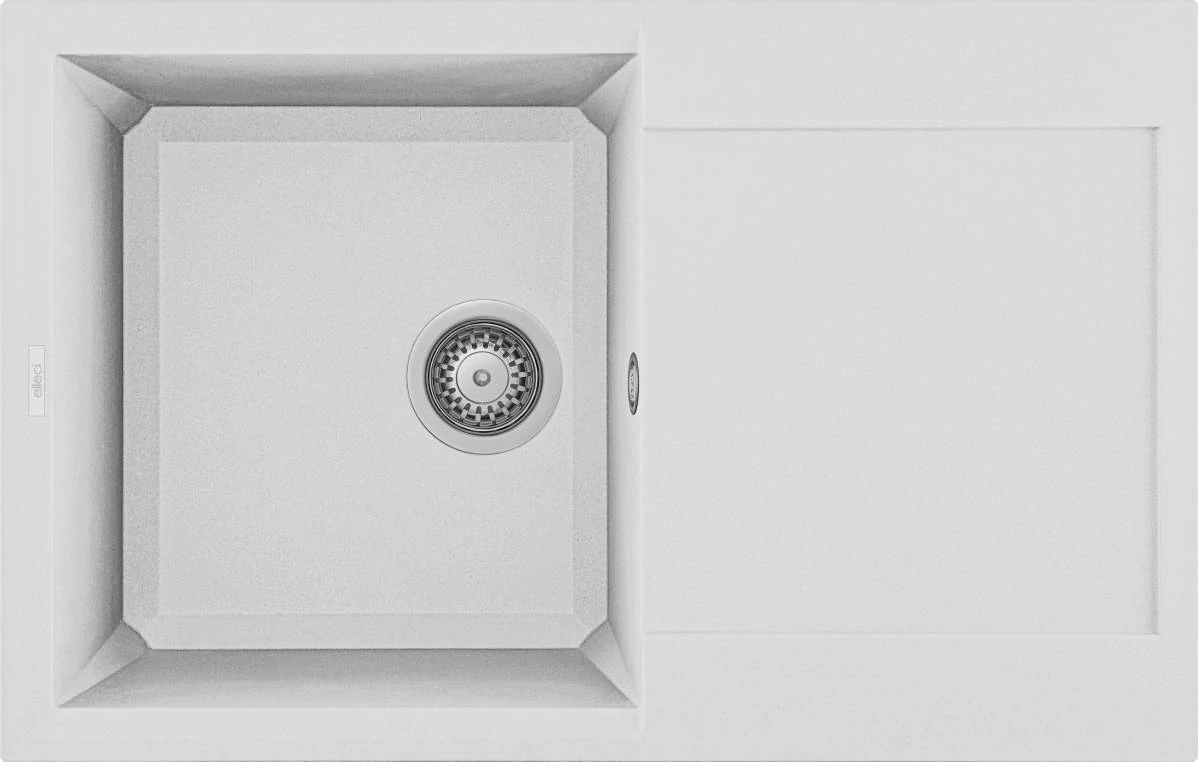 ELLECI- Mosogatótálca Easy 300 79x50 Granitek 1 m. +cseppt. Bianco G68