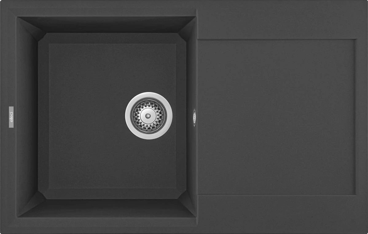 ELLECI- Mosogatótálca Easy 300 79x50 Granitek 1 m. +cseppt. Ghisa M70