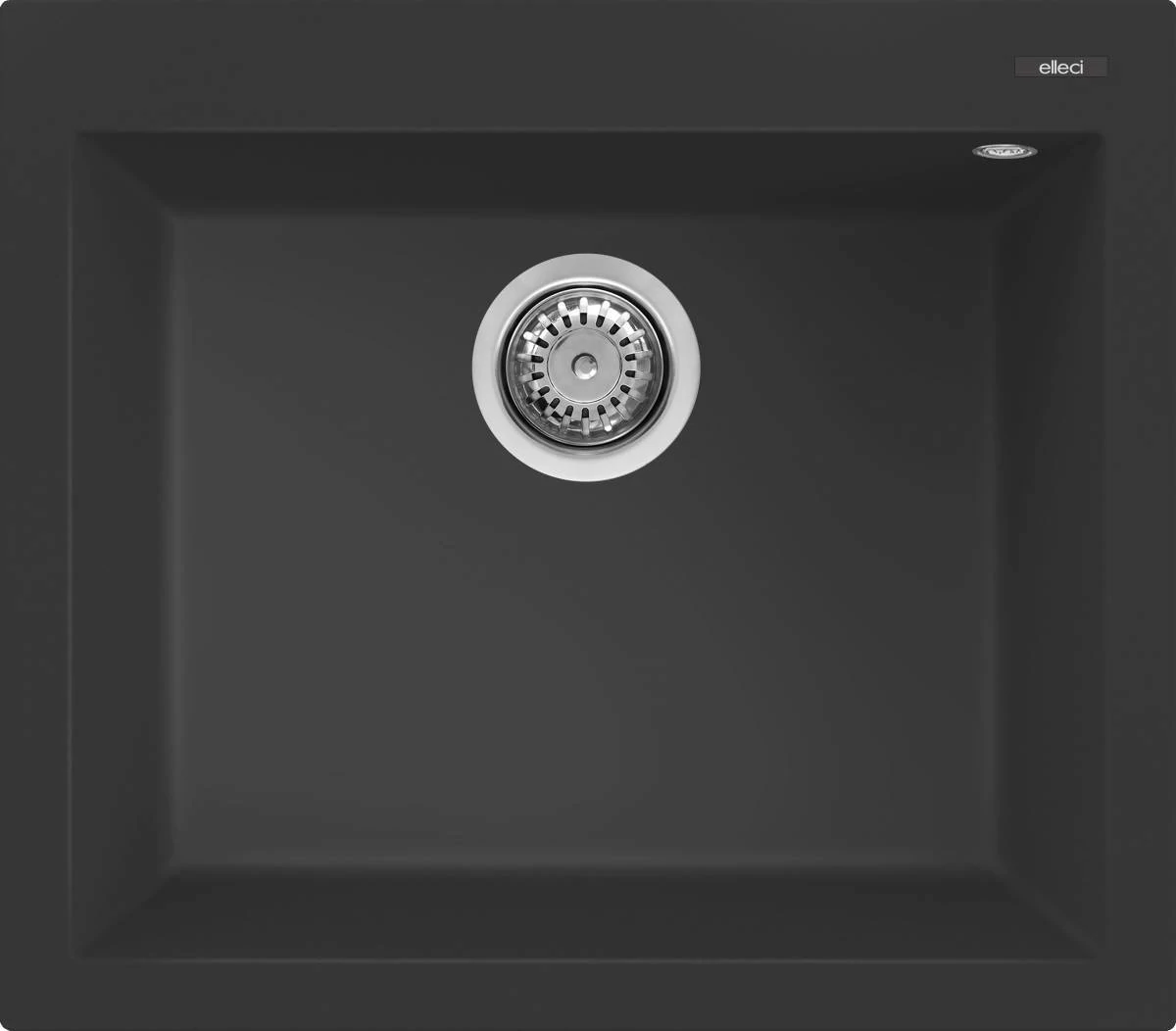 ELLECI- Mosogatótálca Quadra 105 57x50 Granitek 1 m. Nero G40