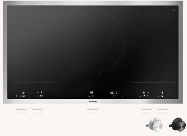Gaggenau VI 492 115 beépíthető indukciós főzőlap, 90 cm, inox szegéllyel, 400-as széria