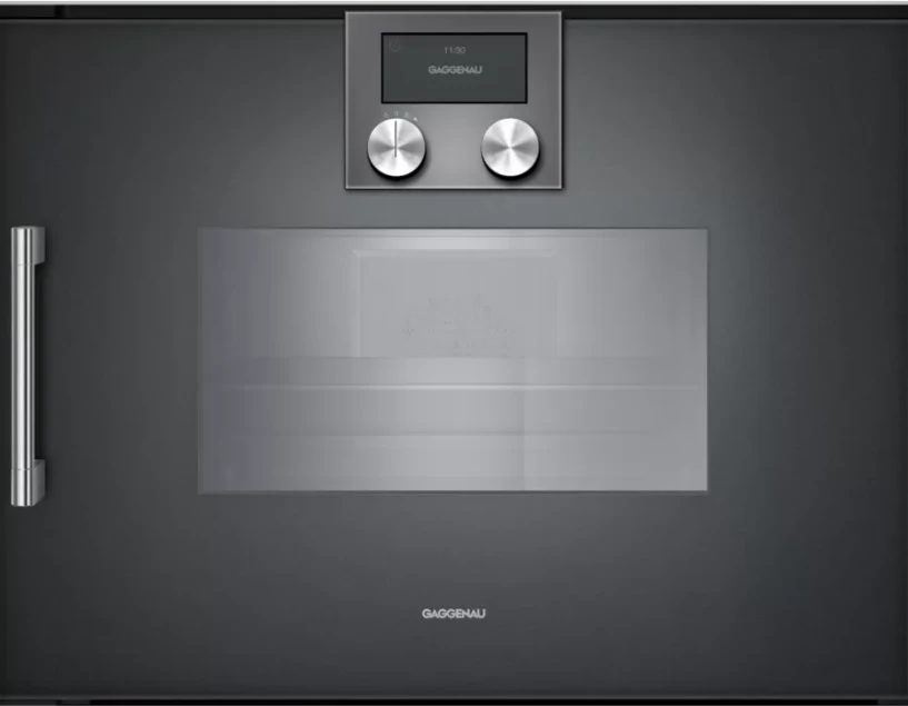 Gaggenau BSP 260 101 kombi gőzsütő, 60 cm, antracit, jobbos