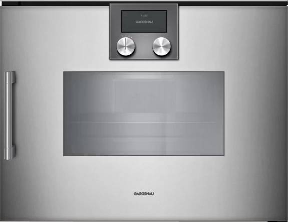 Gaggenau BSP 260 111 kombi gőzsütő, 60 cm, metallic, jobbos