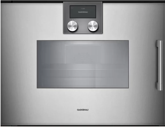Gaggenau BSP 261 111 kombi gőzsütő, 60 cm, metallic, balos