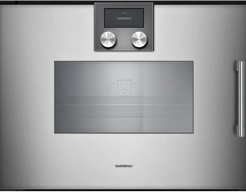 Gaggeanu BSP 271 111 200-as szériájú, kombi gőzsütő, 60 cm széles, inox,balos