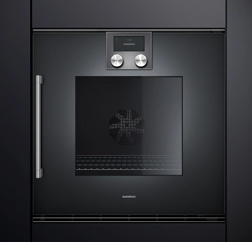 Gaggenau BOP 210 102 beépíthető sütő, jobbos, antracit 60 cm széles