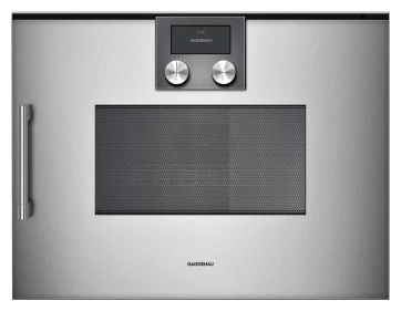 Gaggenau BMP 250 110 beépíthető kombi sütő-mikró, jobbos, inox 45cm magas