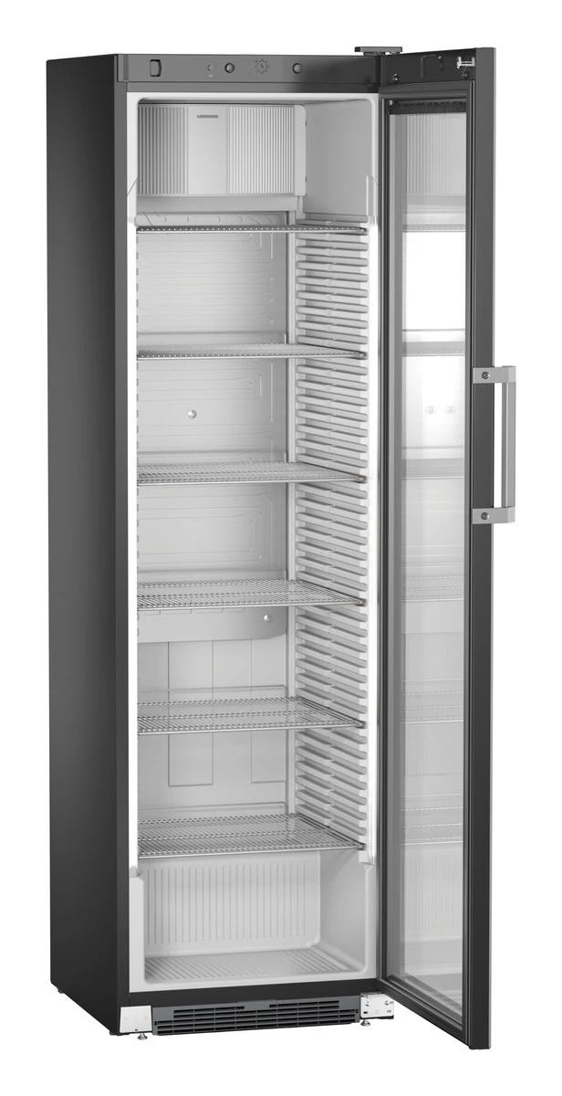 Liebherr FKDv 4523 PremiumPlus italhűtő, 203cm magas, LED, üvegajtó, fekete, elektronikus vezérléssel