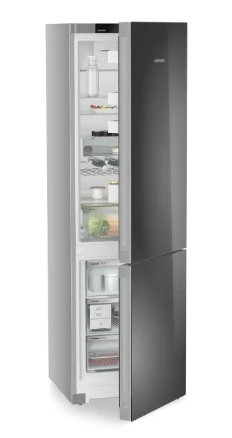 Liebherr CNgbc 5723 fekete színű szabadonálló hűtő-fagyasztó, NoFrost, 202 cm, 10év garancia