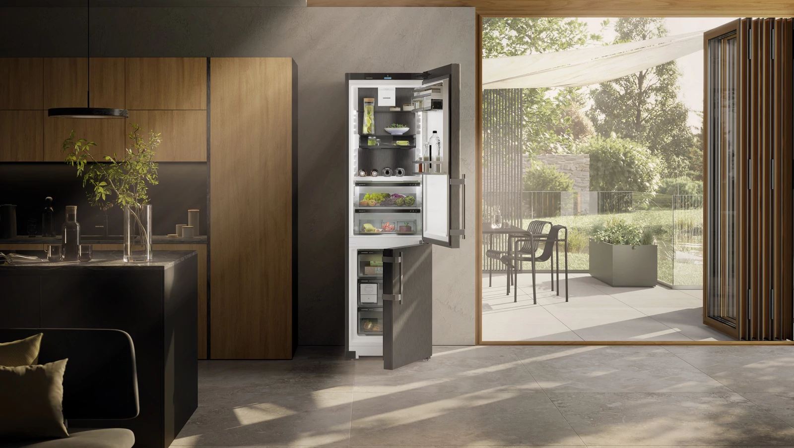 Liebherr CBNbsa10 575i Prime BioFresh NoFrost  Hűtő-fagyasztó, 202cm magas, 60széles, 10év garancia