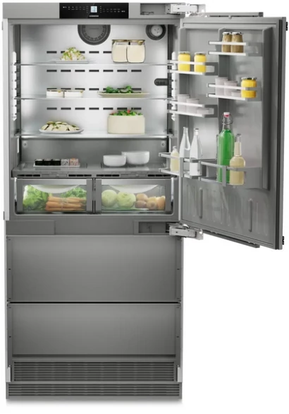 Liebherr ECBNe 8870 BioFresh NoFrost beépíthető hűtő-fagyasztó, Fixvíz bekötés, 203cm magas, 91,5cm széles