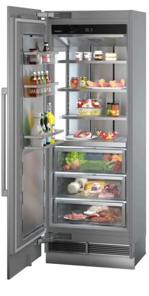 Liebherr ERBdi 9771 beépíthető balos hűtő, MONOLITH széria, 214cm magas, 77széles