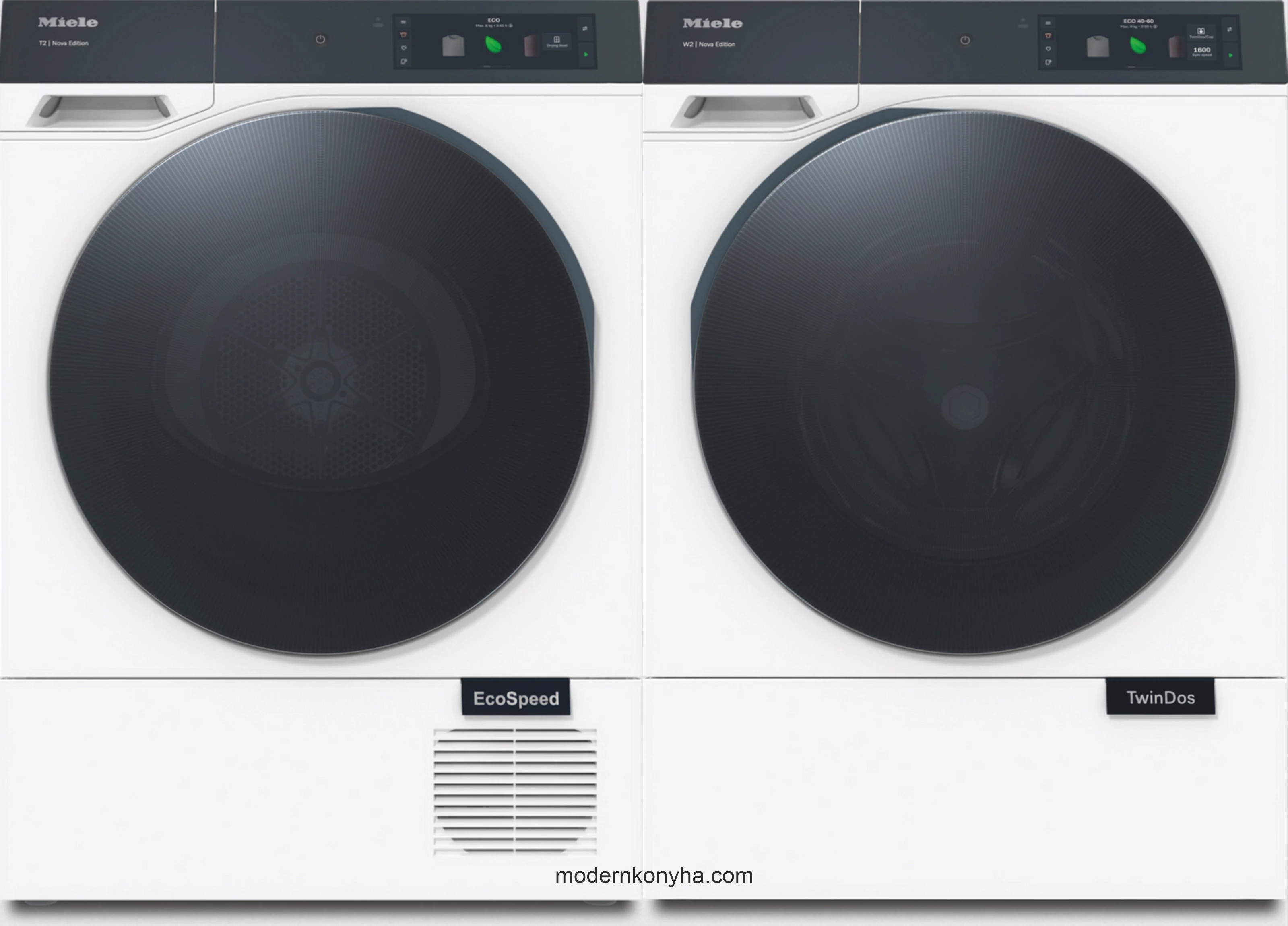 Miele WQ 1000 WPS mosógép, és TQ 1000 WP szárítógép szett
