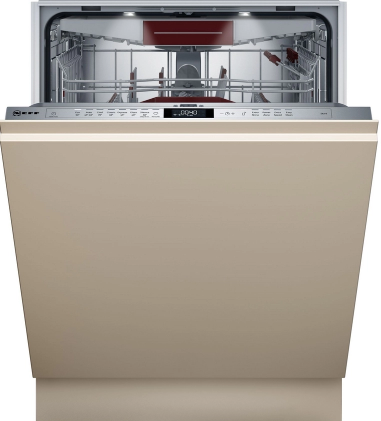 Neff S157ZCX35E teljesen beépíthető mosogatógép, 60cm, TimeLight, WiFi, NeffCollection