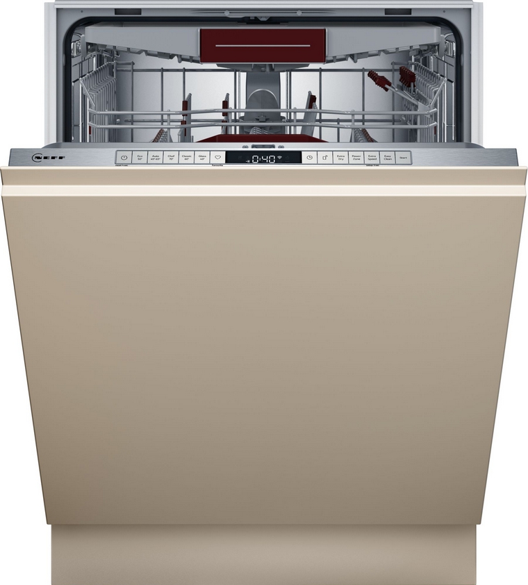 NEFF S275ECX13E teljesen beépíthető mosogatógép, 60cm széles, WiFi, NeffCollection, XXL