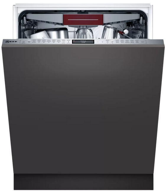 NEFF S189YCX02E teljesen beépíthető 60cm-es mosogatógép, Wifi, 3-ik fiók, 14teríték